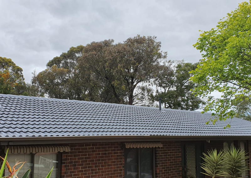 Restored tile roof on an Adelaide home by Best Price Roof Restoration